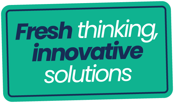 fresh thinking innovative solutions banner